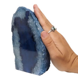 1.58kg Blue Agate Crystal Lamp J2021 7 1.58kg Blue Agate Crystal Lamp J2021 | Himalayan Salt Factory