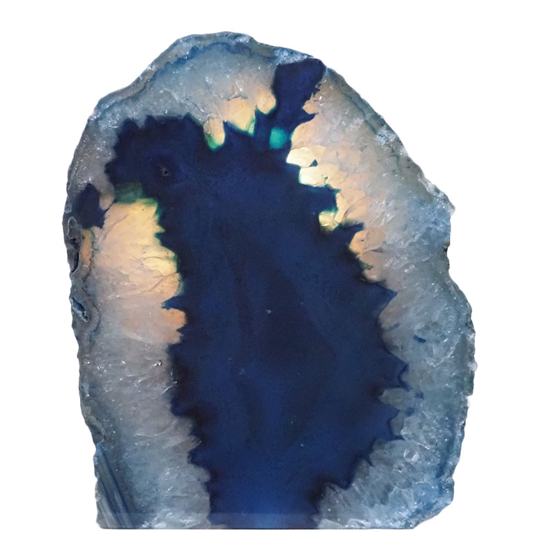 1.58kg Blue Agate Crystal Lamp J2021 4 1.58kg Blue Agate Crystal Lamp J2021 | Himalayan Salt Factory