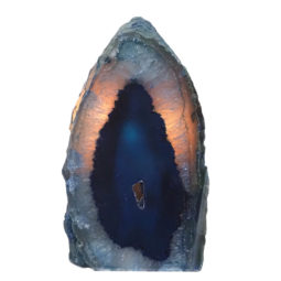 1.91kg Blue Agate Crystal Lamp L261 6 1.91kg Blue Agate Crystal Lamp L261 | Himalayan Salt Factory