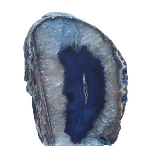 2.60kg Blue Agate Crystal Lamp L264 | Himalayan Salt Factory