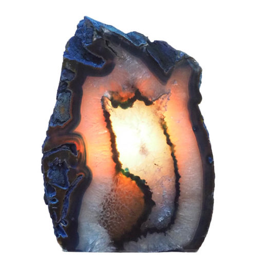 3.16kg Blue Agate Crystal Lamp L266 | Himalayan Salt Factory