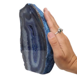 2.14kg Blue Agate Crystal Lamp L269 7 2.14kg Blue Agate Crystal Lamp L269 | Himalayan Salt Factory