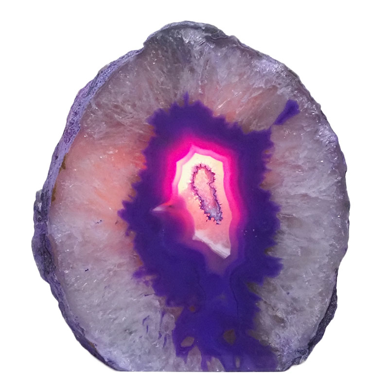 3.12kg Purple Agate Crystal Lamp L276 4 3.12kg Purple Agate Crystal Lamp L276 | Himalayan Salt Factory