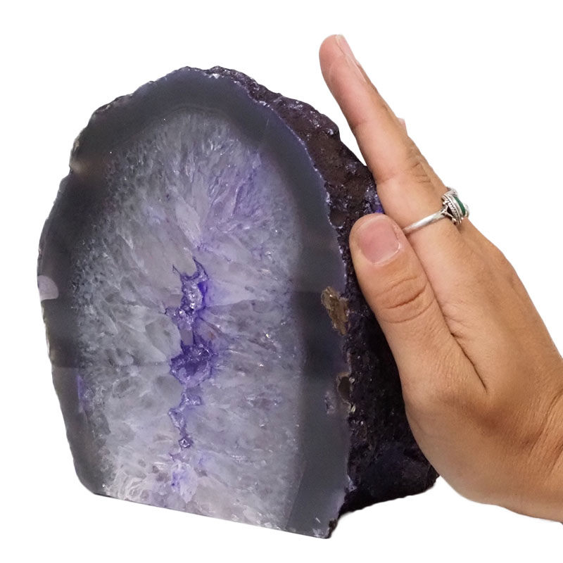 2.40kg Purple Agate Crystal Lamp L278 5 2.40kg Purple Agate Crystal Lamp L278 | Himalayan Salt Factory