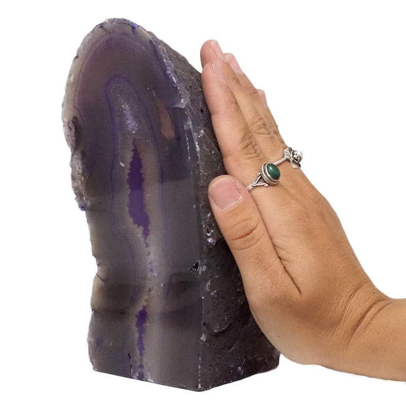 1.64kg Purple Agate Crystal Lamp L282 5 1.64kg Purple Agate Crystal Lamp L282 | Himalayan Salt Factory