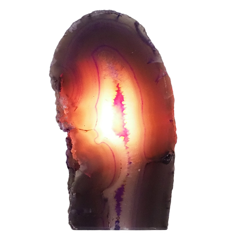 1.64kg Purple Agate Crystal Lamp L282 4 1.64kg Purple Agate Crystal Lamp L282 | Himalayan Salt Factory