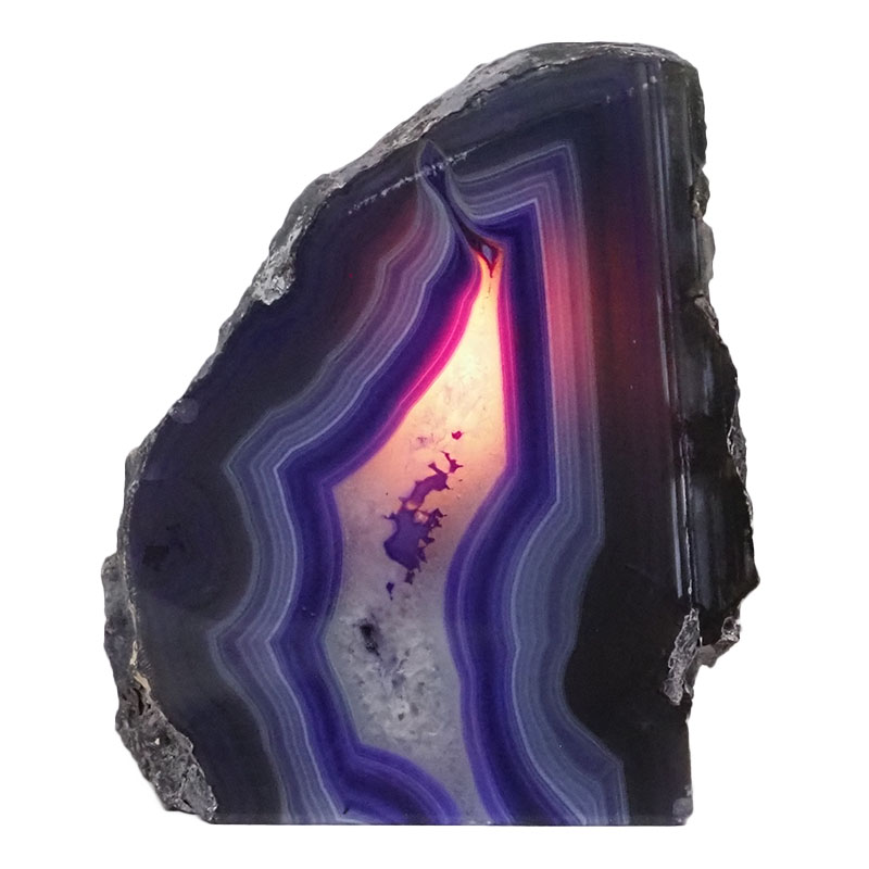 2.28kg Purple Agate Crystal Lamp L284 4 2.28kg Purple Agate Crystal Lamp L284 | Himalayan Salt Factory