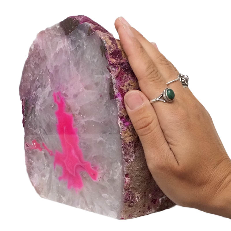 2.67kg Pink Agate Crystal Lamp L285 5 2.67kg Pink Agate Crystal Lamp L285 | Himalayan Salt Factory