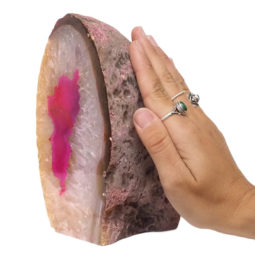 2.35kg Pink Agate Crystal Lamp L288 7 2.35kg Pink Agate Crystal Lamp L288 | Himalayan Salt Factory