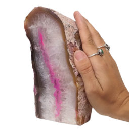 1.82kg Pink Agate Crystal Lamp L292 7 1.82kg Pink Agate Crystal Lamp L292 | Himalayan Salt Factory