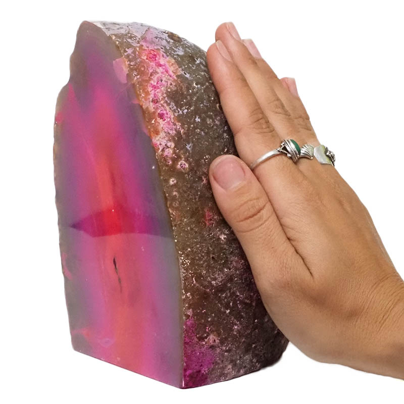 2.66kg Pink Agate Crystal Lamp L295 5 2.66kg Pink Agate Crystal Lamp L295 | Himalayan Salt Factory