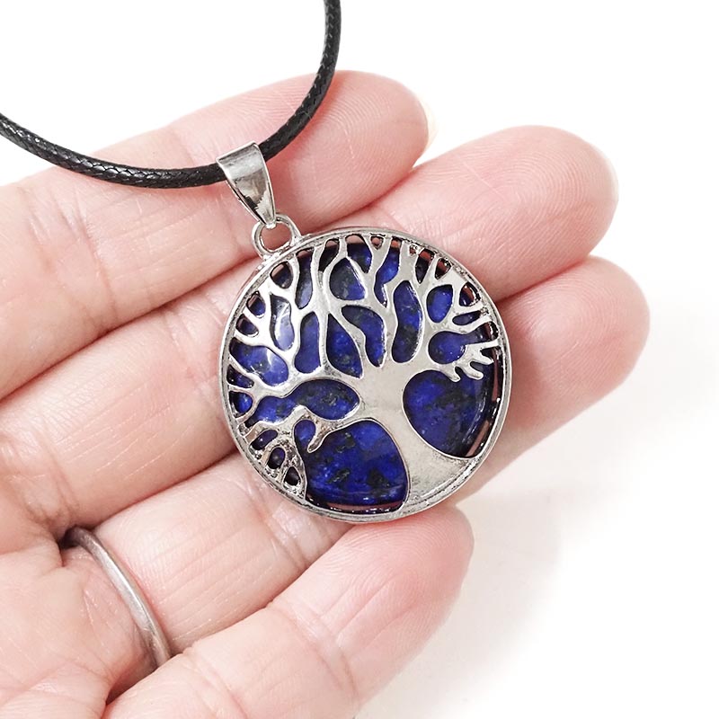 Sodalite Tree of Life Pendant 4 Sodalite Tree of Life Pendant | Himalayan Salt Factory