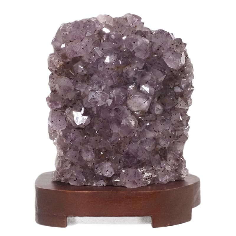 2.86kg Amethyst Crystal Lamp with Timber Base DB530 3 2.86kg Amethyst Crystal Lamp with Timber Base DB530 | Himalayan Salt Factory