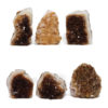 1.78kg Citrine Crystal Geode Specimen Set 6 Pieces DR398 | Himalayan Salt Factory