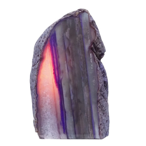 2.61kg Purple Agate Crystal Lamp J2026 | Himalayan Salt Factory