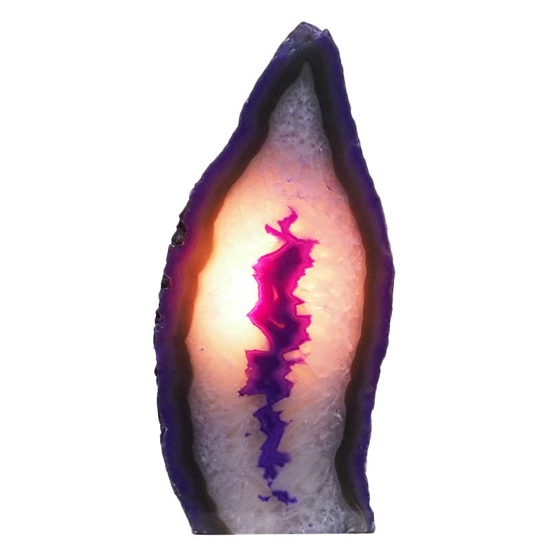 1.67kg Purple Agate Crystal Lamp J2027 4 1.67kg Purple Agate Crystal Lamp J2027 | Himalayan Salt Factory