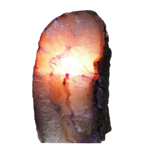 1.68kg Purple Agate Crystal Lamp J2029 | Himalayan Salt Factory