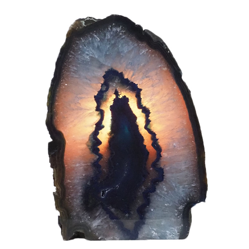 2.47kg Blue Agate Crystal Lamp J2034 4 2.47kg Blue Agate Crystal Lamp J2034 | Himalayan Salt Factory