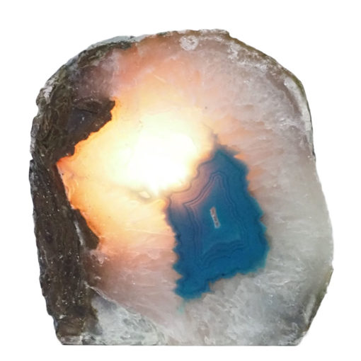 3.39kg Teal Agate Crystal Lamp L300 | Himalayan Salt Factory