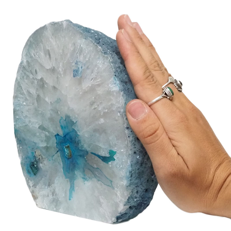 2.30kg Teal Agate Crystal Lamp L301 5 2.30kg Teal Agate Crystal Lamp L301 | Himalayan Salt Factory