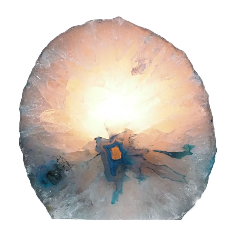 2.30kg Teal Agate Crystal Lamp L301 4 2.30kg Teal Agate Crystal Lamp L301 | Himalayan Salt Factory