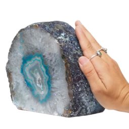 4.07kg Teal Agate Crystal Lamp L304 7 4.07kg Teal Agate Crystal Lamp L304 | Himalayan Salt Factory