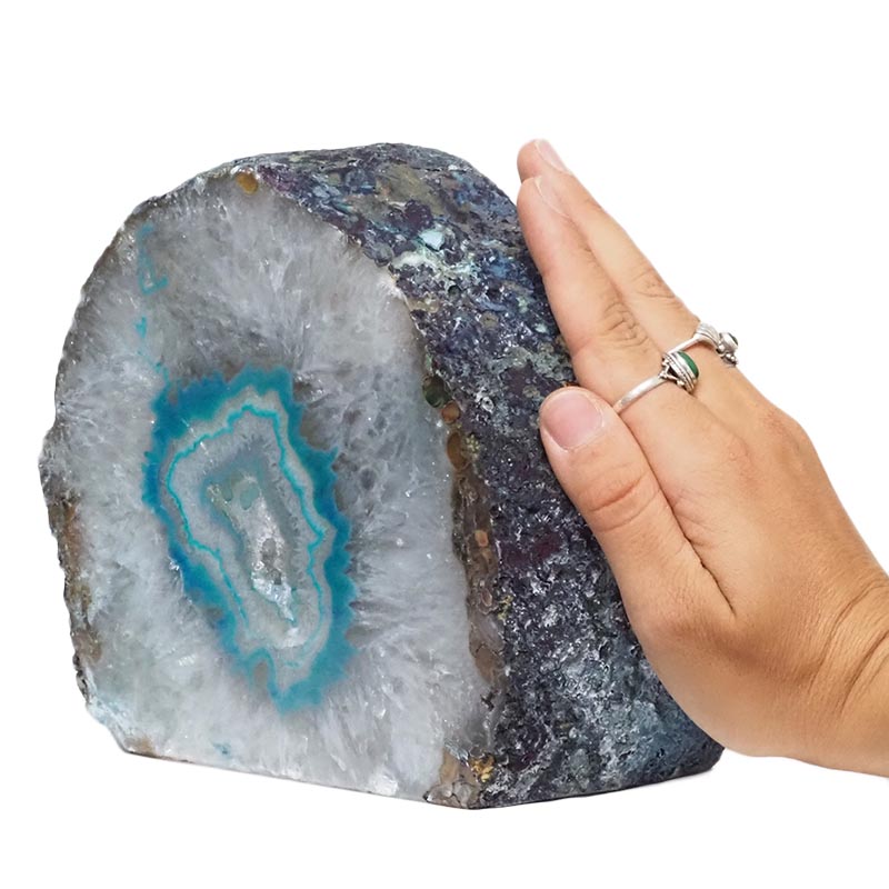 4.07kg Teal Agate Crystal Lamp L304 5 4.07kg Teal Agate Crystal Lamp L304 | Himalayan Salt Factory