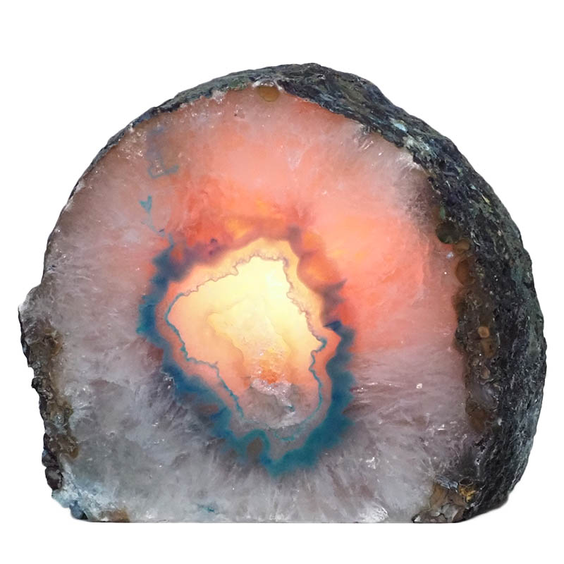 4.07kg Teal Agate Crystal Lamp L304 4 4.07kg Teal Agate Crystal Lamp L304 | Himalayan Salt Factory