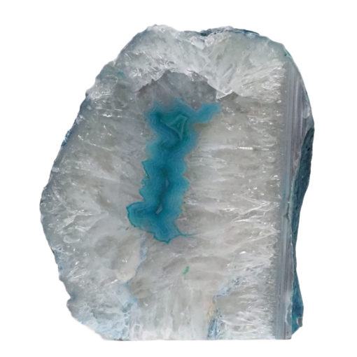 2.36kg Teal Agate Crystal Lamp L305 | Himalayan Salt Factory