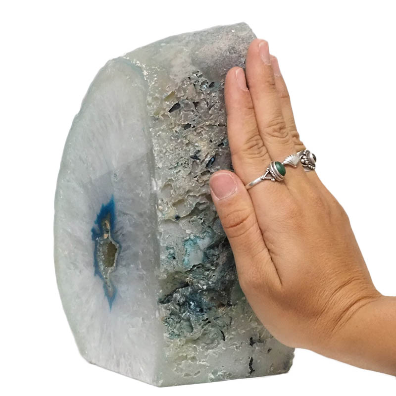 3.71kg Teal Agate Crystal Lamp L306 5 3.71kg Teal Agate Crystal Lamp L306 | Himalayan Salt Factory
