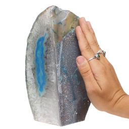 2.58kg Teal Agate Crystal Lamp L307 7 2.58kg Teal Agate Crystal Lamp L307 | Himalayan Salt Factory