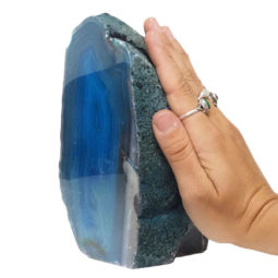 2.02kg Teal Agate Crystal Lamp L310 7 2.02kg Teal Agate Crystal Lamp L310 | Himalayan Salt Factory