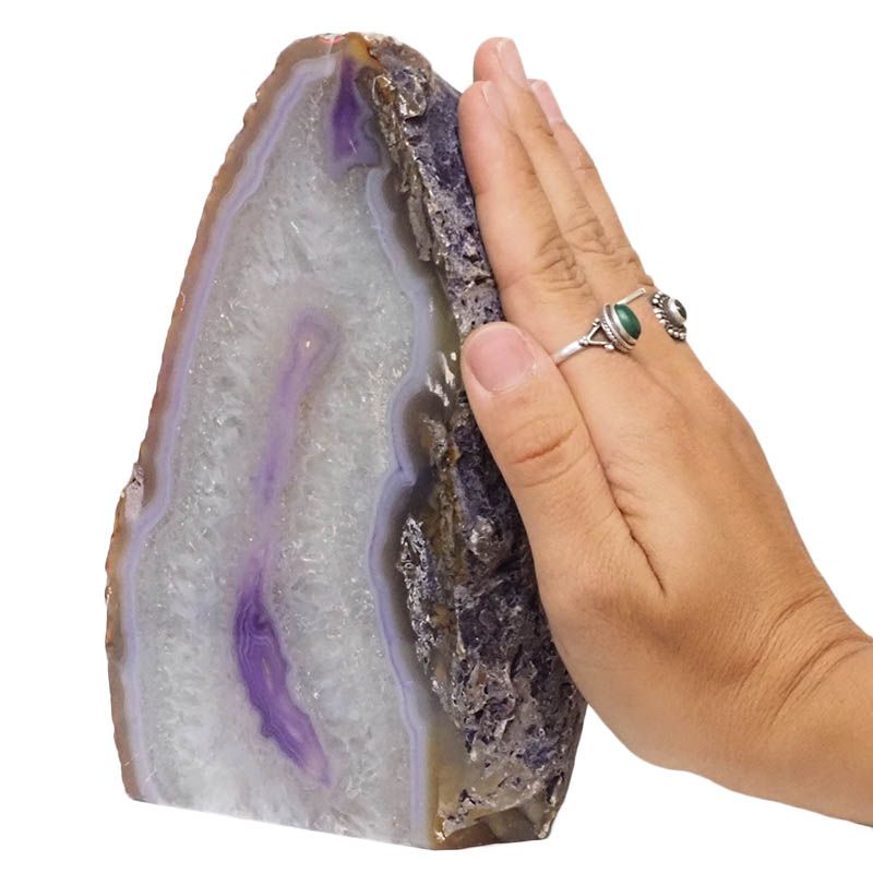 1.95kg Purple Agate Crystal Lamp L313 5 1.95kg Purple Agate Crystal Lamp L313 | Himalayan Salt Factory