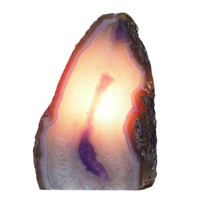 1.95kg Purple Agate Crystal Lamp L313 4 1.95kg Purple Agate Crystal Lamp L313 | Himalayan Salt Factory