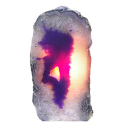 1.85kg Purple Agate Crystal Lamp L314 | Himalayan Salt Factory