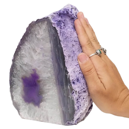 3.46kg Purple Agate Crystal Lamp L315 | Himalayan Salt Factory
