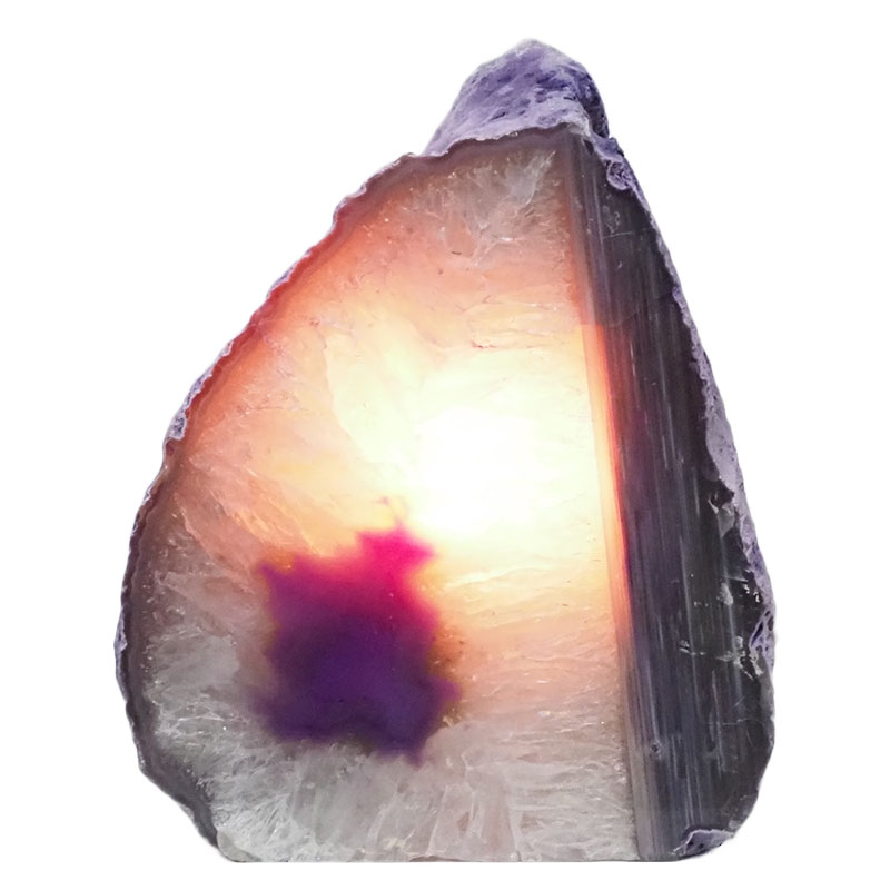 3.46kg Purple Agate Crystal Lamp L315 4 3.46kg Purple Agate Crystal Lamp L315 | Himalayan Salt Factory