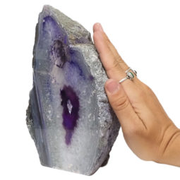 2.41kg Purple Agate Crystal Lamp L319 7 2.41kg Purple Agate Crystal Lamp L319 | Himalayan Salt Factory