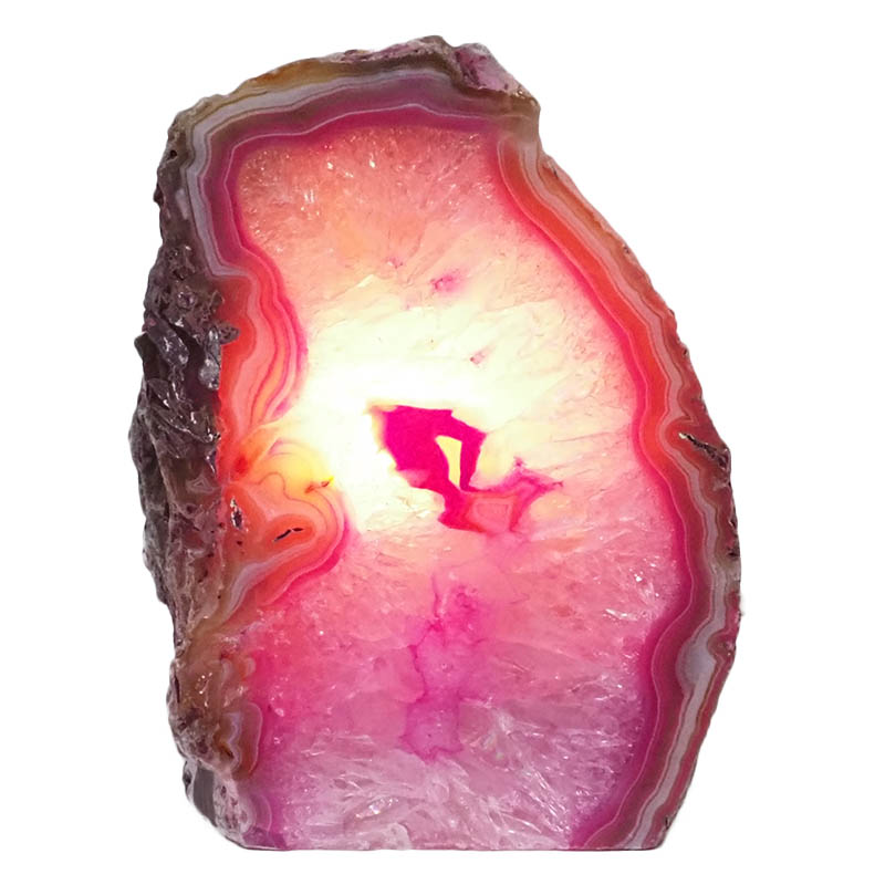 2.48kg Pink Agate Crystal Lamp L320 4 2.48kg Pink Agate Crystal Lamp L320 | Himalayan Salt Factory