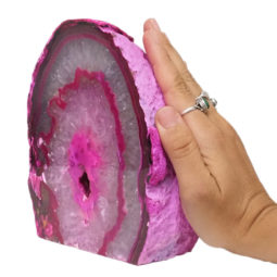 2.96kg Pink Agate Crystal Lamp L323 | Himalayan Salt Factory