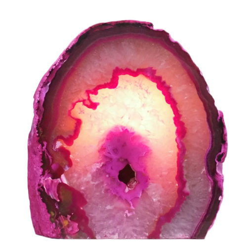 2.96kg Pink Agate Crystal Lamp L323 | Himalayan Salt Factory
