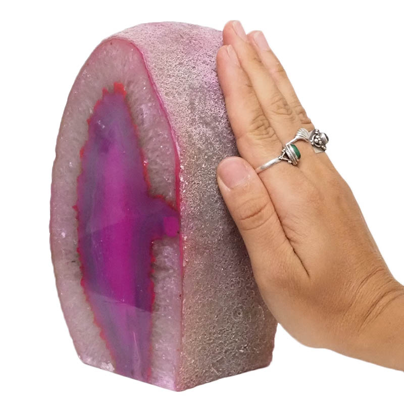 2.68kg Pink Agate Crystal Lamp L324 5 2.68kg Pink Agate Crystal Lamp L324 | Himalayan Salt Factory