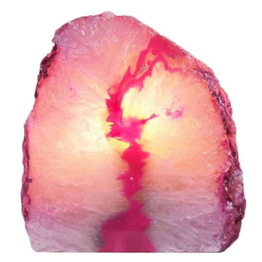 2.63kg Pink Agate Crystal Lamp L326 | Himalayan Salt Factory