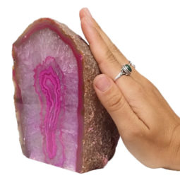 1.80kg Pink Agate Crystal Lamp L332 7 1.80kg Pink Agate Crystal Lamp L332 | Himalayan Salt Factory