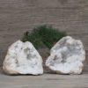 4.98kg Natural Calcite Geode Pair N1980 | Himalayan Salt Factory
