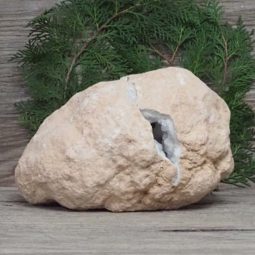 4.88kg Natural Calcite Geode Pair N1986 | Himalayan Salt Factory