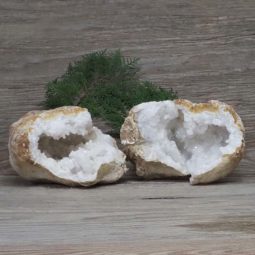 6.62kg Natural Calcite Geode Pair N1998 | Himalayan Salt Factory