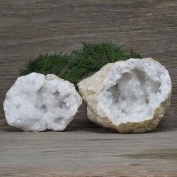 5.82kg Natural Calcite Geode Pair N2006 | Himalayan Salt Factory