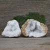 6.28kg Natural Calcite Geode Pair N2007 | Himalayan Salt Factory