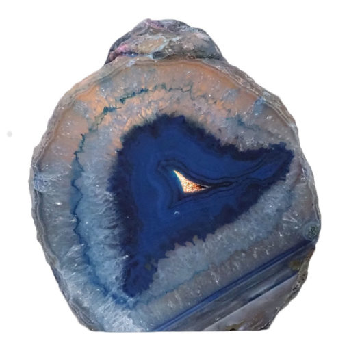 3.60kg Blue Agate Crystal Lamp S1185 | Himalayan Salt Factory